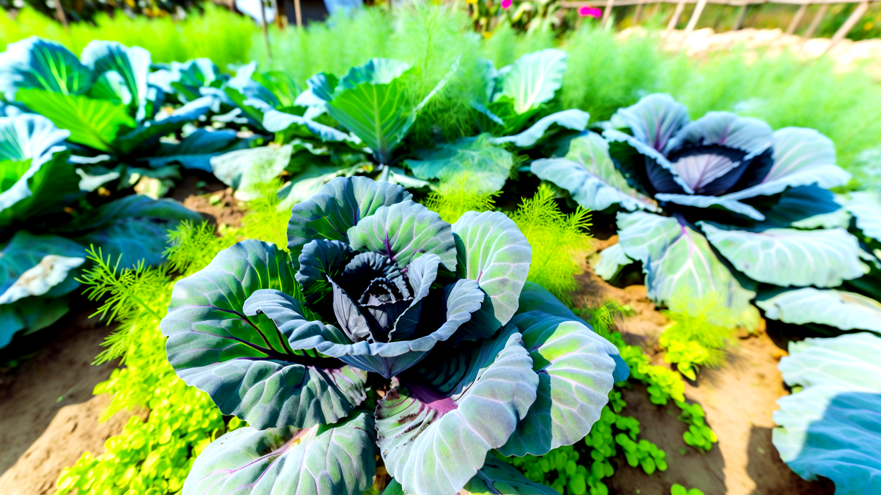 Cavolo nero compost giardino rigoglioso"