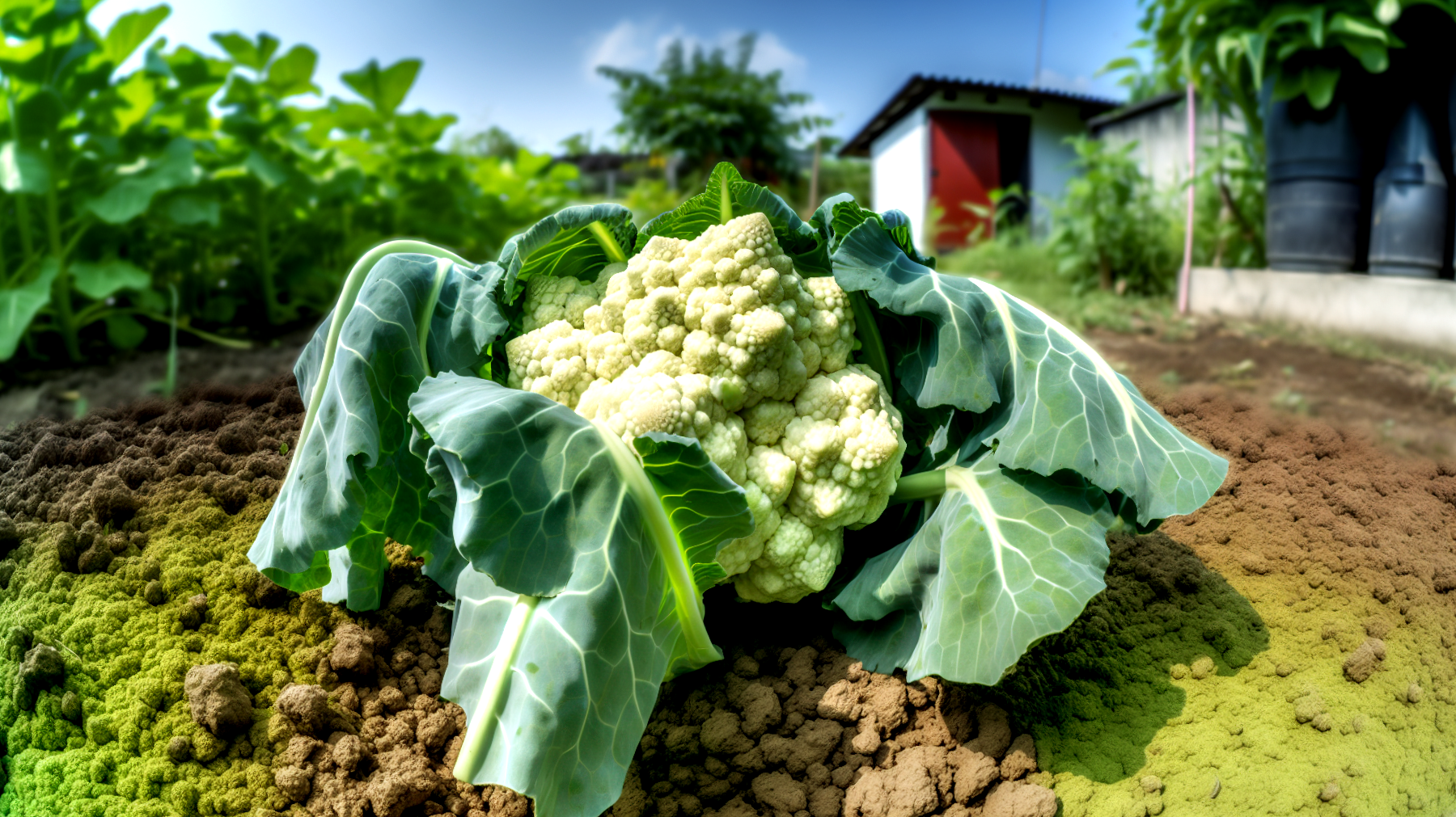 cavolfiore decorazioni tavolo"